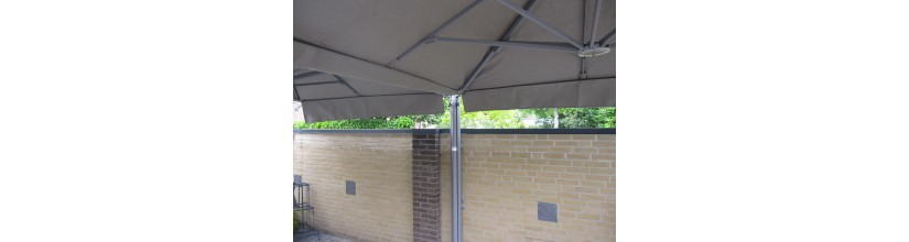 Prostor P6 Duo Muurparasol + Muurbeugels