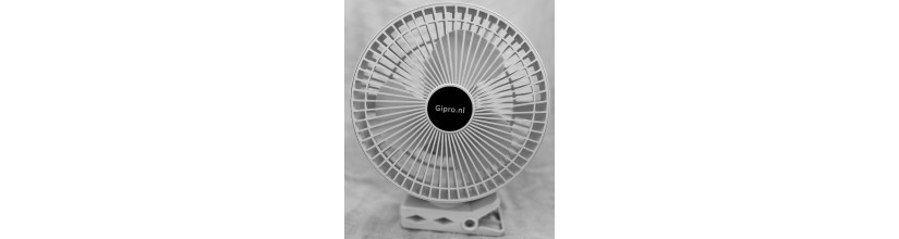 Ventilator voor parasol & zonnescherm - Kantelbaar & draaibaar | Gipro