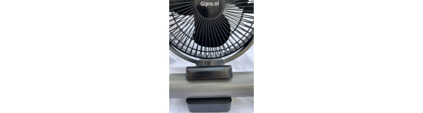 Ventilator voor parasol & zonnescherm - Kantelbaar & draaibaar | Gipro