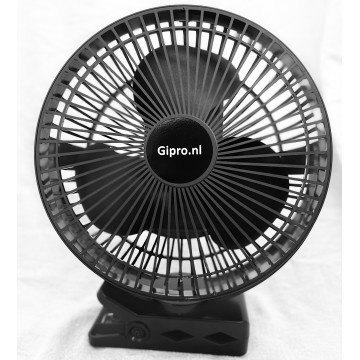 Ventilator voor parasol & zonnescherm - Kantelbaar & draaibaar | Gipro