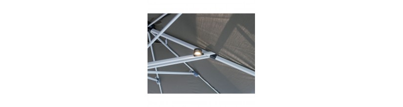 Lumi. Dimbare LED-spot + afstandsbediening voor parasols