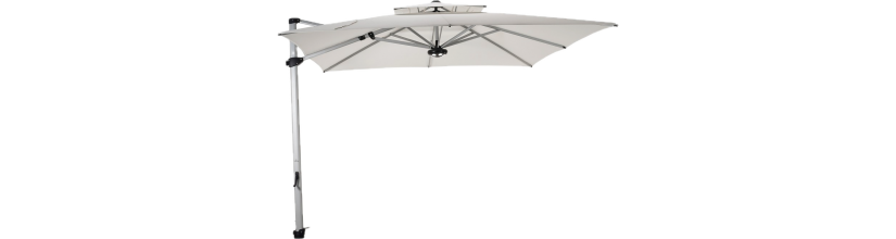 Laterna zwevende parasol 3x3 en 350cm. Ventilerend | Gipro Parasols