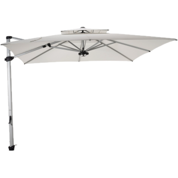 Laterna zwevende parasol 3x3 en 350cm. Ventilerend | Gipro Parasols