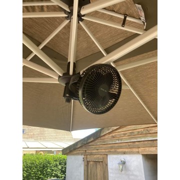 Ventilator voor parasol & zonnescherm - Kantelbaar & draaibaar | Gipro