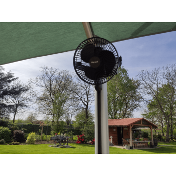 Ventilator voor parasol & zonnescherm - Kantelbaar & draaibaar | Gipro