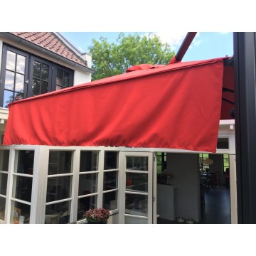 Prostor vierkante parasol met volant - Extra schaduw | Gipro